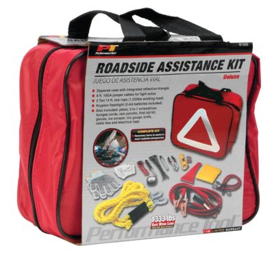 Performance Tool Deluxe Roadside Emergency Assistance Kit