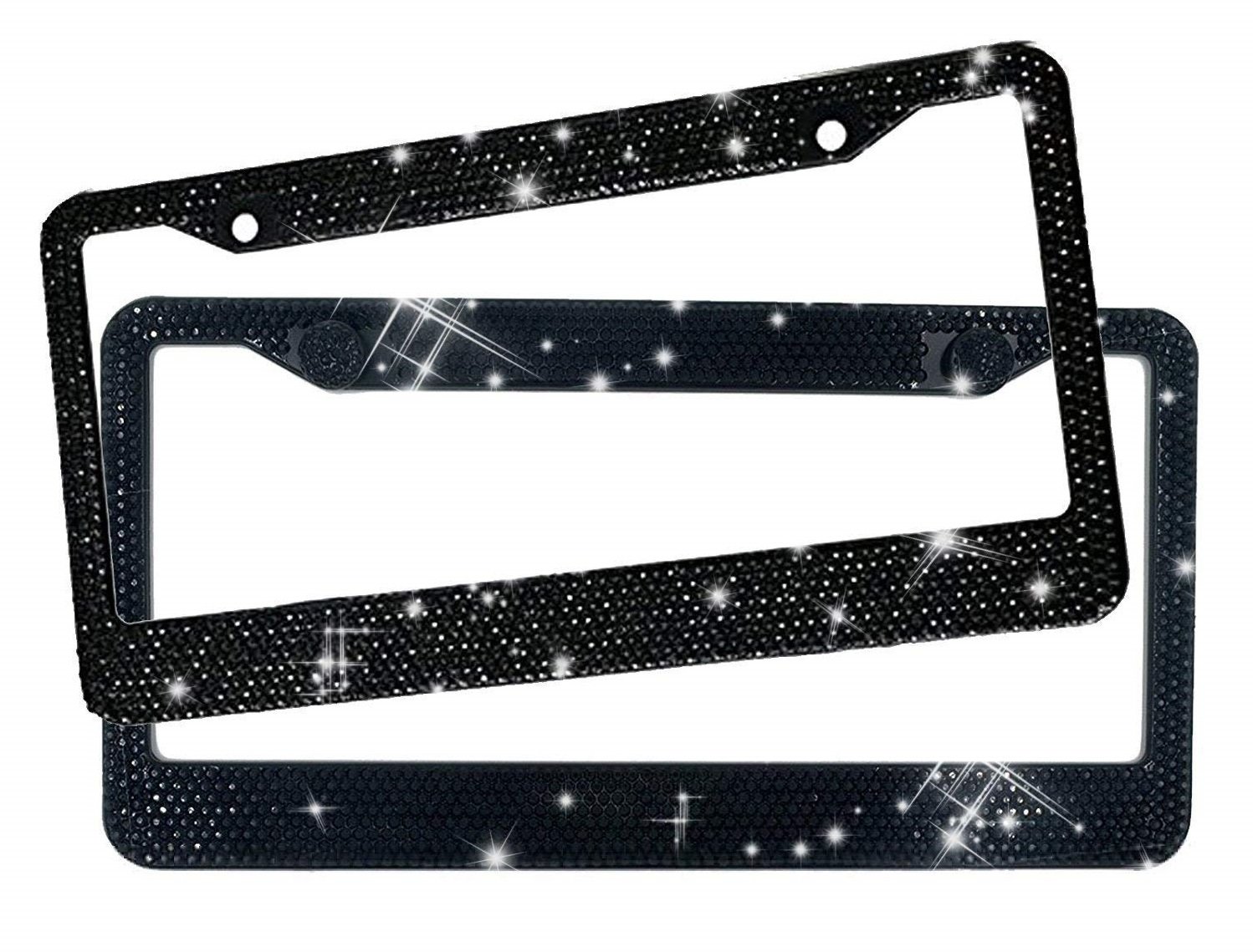 Home State Arizona logo Diamond Etched on Black Aluminum License Plate