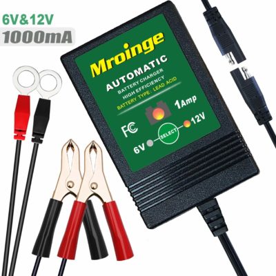 Mroinge MBC016 6V / 12V 1A Fully Automatic trickle Battery Charger