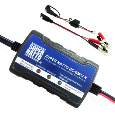 Supernatto 12V Smart Compact Battery Trickle Charger Maintainer