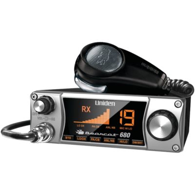 Uniden Bearcat 680 CB Radio with Ergonomic Pistol Grip Mic