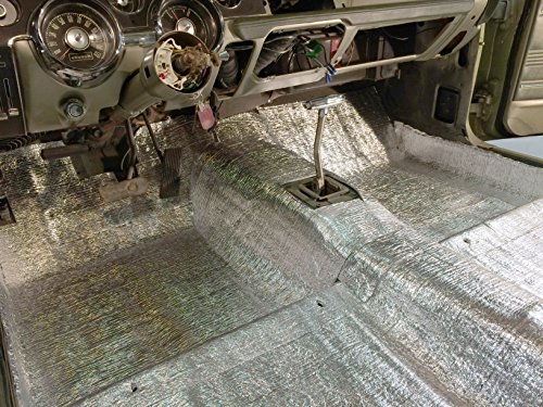 automotive floor heat insulation