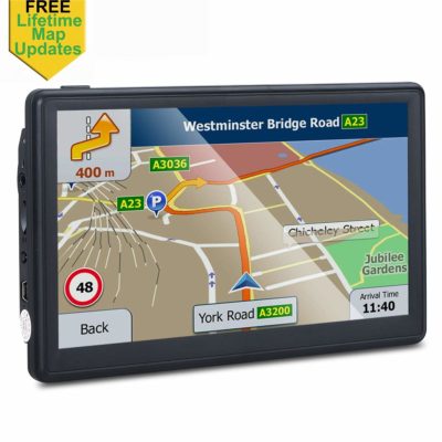 GPS Navigation For Car RV Trucker System US Canada Mexico Maps 7 Inch Navigator
