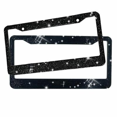 EEEKit Rhinestone License Plate Frame