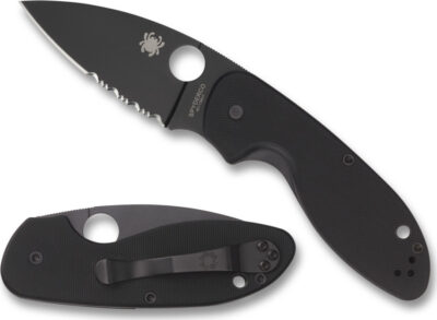 Spyderco Assist Combination Edge Black Blade Knife