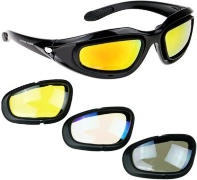 Aully Park Polarized Motorcycle Riding Glasses