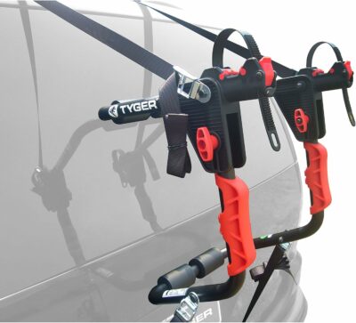 Tyger Auto TG-RK1B204B Deluxe Black 1-Bike Trunk Mount Bicycle Carrier Rack