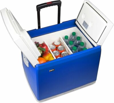 Wagan EL6244 Blue 46 Quart 12V Thermoelectric Cooler/Warmer Car Fridge