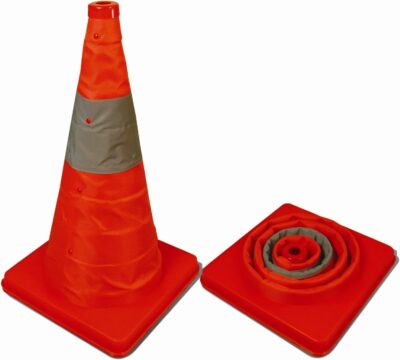 Lucky Line 18" Collapse-A-Cone with LED Light, 1 per Pack (87800)