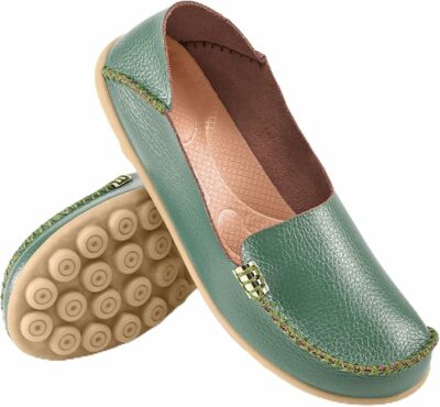 Ablanczoom Women’s Leather Driving Loafers