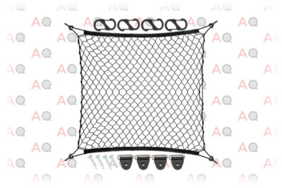 9 MOON 4 Hooks Car Trunk Cargo Net Mesh Storage Organizer