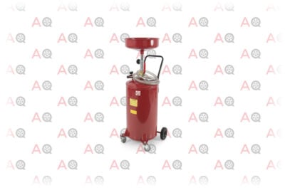 ARKSEN 20 Gallon Portable Waste Oil Drain Tank Air Operated, Red