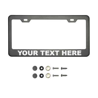 Product Express Personalized Your Own CHROME License Plate Frame