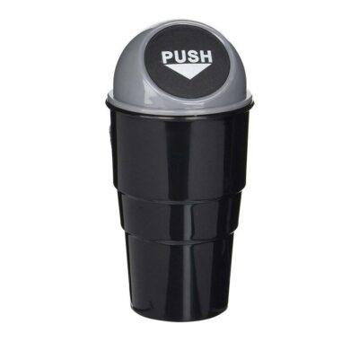 Clean Ridez Car Garbage Can with Flip Open Lid