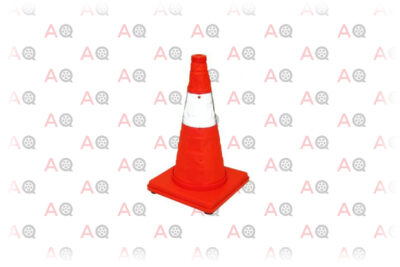 Eurow Reflective Safety Cone with Nighttime LED Lights