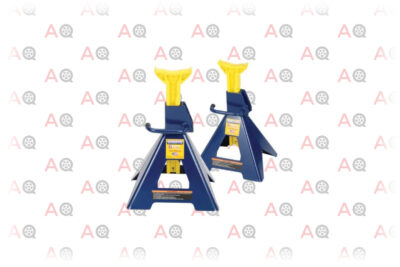 Hein-Werner HW93506 Blue/Yellow Jack Stands, 6 Ton Capacity (Set of 2)