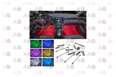 LEDGlow Multi-Color LED Car Interior Underdash Lighting Kit