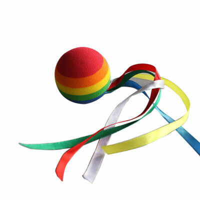 YGMONER Coloured Ribbon Ball Car Antenna Topper
