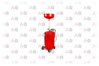 XtremepowerUS 20 Gallon Portable Waste Oil Drain Tank Air Operated Drainage, Red