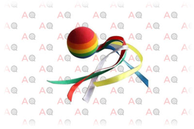 YGMONER Coloured Ribbon Ball Car Antenna Topper