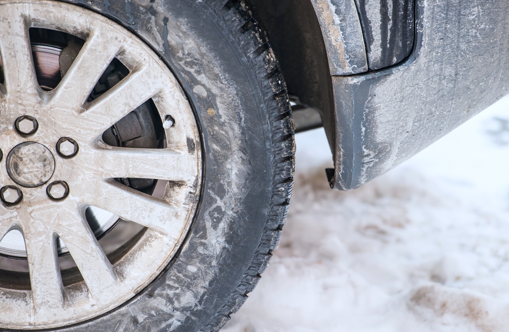 Dirty winter wheels