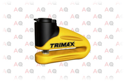 Trimax Yellow Hardened Metal Disc Lock