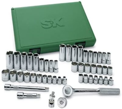 SK Professional Tools 49-Piece 3/8-Inch 6-Point Socket Set