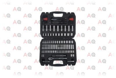AmazonBasics 145-Piece Mechanic Socket Tool Kit Set with Case