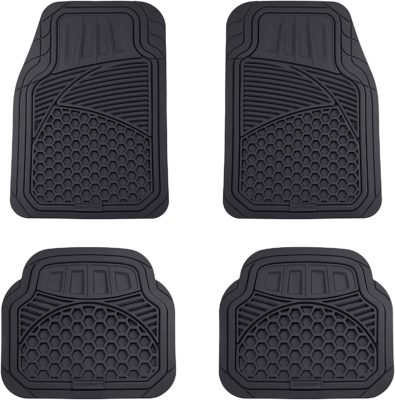 AmazonBasics Four Piece Heavy Duty Car Floor Mat