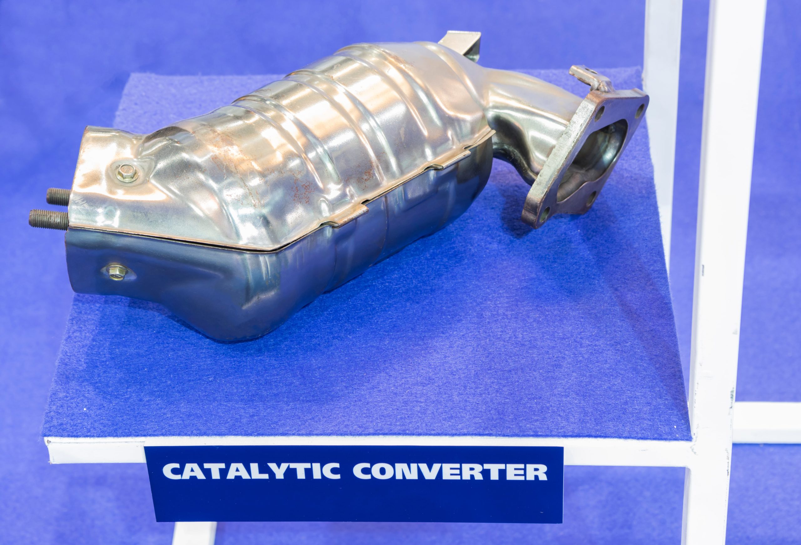 A catalytic converter before installation