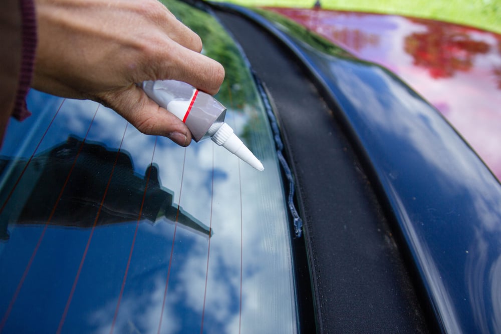 glue car exterior