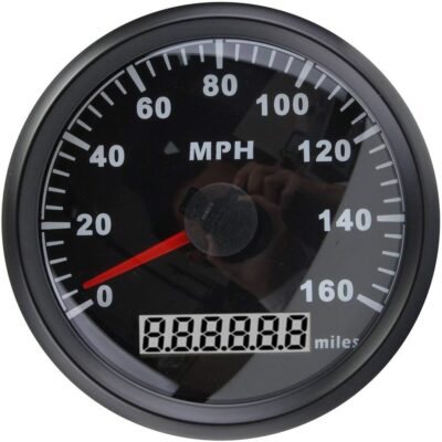 Kingneed Truck GPS Speedometer 9.5 inch Extend Digital Display Vehicle Odometer Total Mileage Overspeed Alarm MPH 