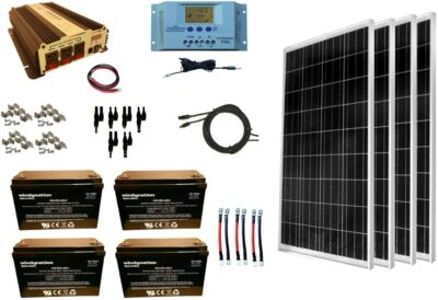 WindyNation 400 Watt Solar Panel Kit