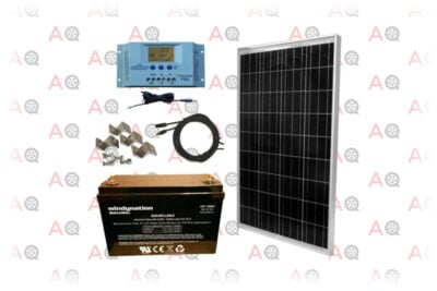 WindyNation 100 Watt Solar Panel Kit