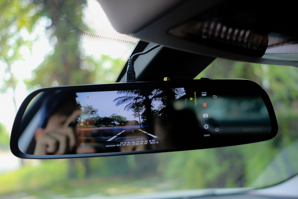 rearview mirror with backup camera