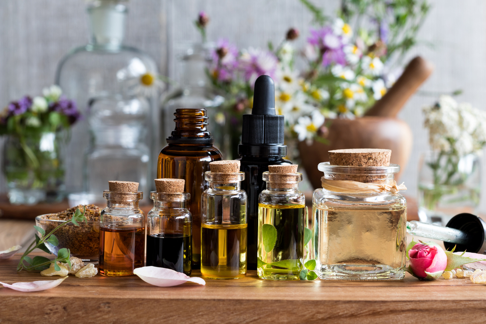 selection of essential oils