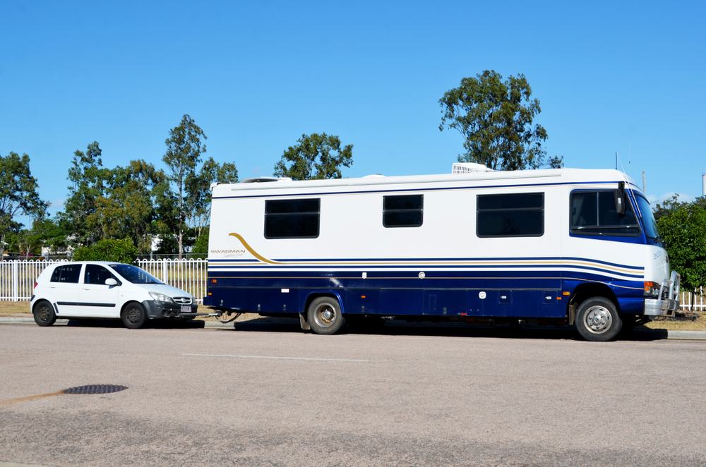 RV with a toad