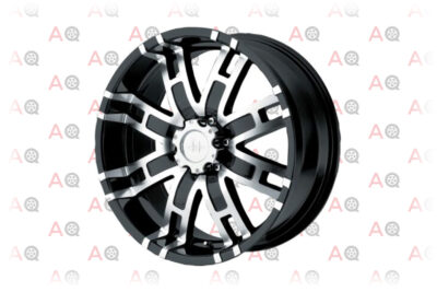 HELO HE835 Gloss Black Machined Wheel