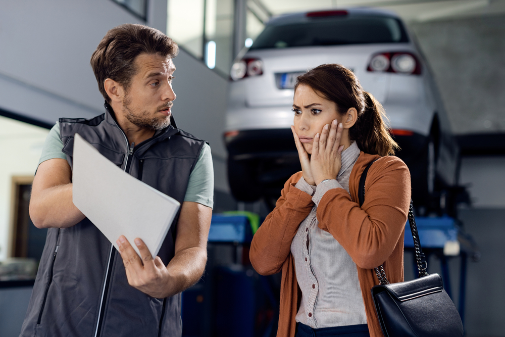 sticker shock at mechanic